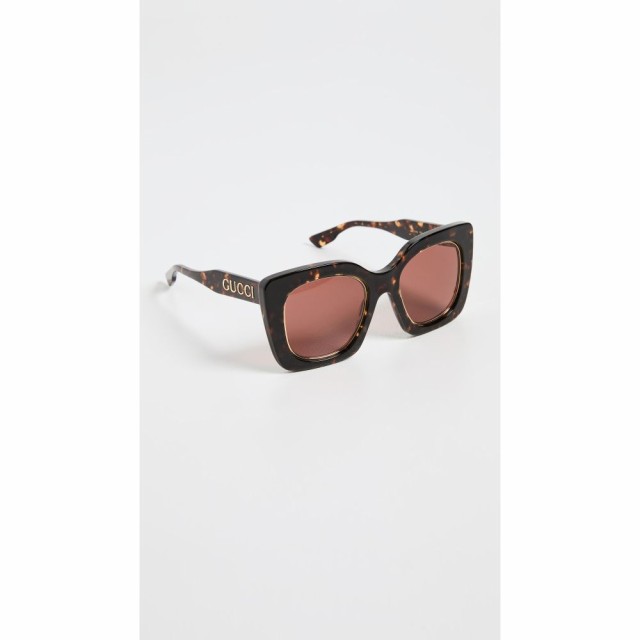 グッチ Gucci レディース メガネ・サングラス Script Sunglasses Havana Havana Brown