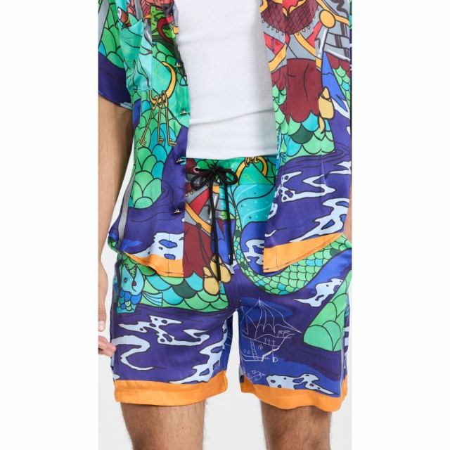 ハウス オブ アーマ House of Aama メンズ ショートパンツ ボトムス・パンツ HOA x Gianni Lee Sea Spirit Shorts Multi