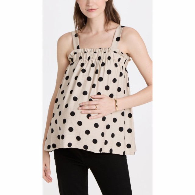 ハッチ HATCH レディース トップス The Dani Top Taupe/Black Polka Dot