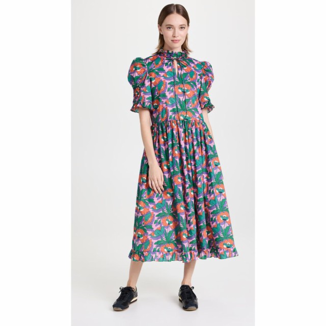 ホラーヴァキュイ HORROR VACUI レディース ワンピース ワンピース・ドレス Leandra Dress Butterfield Poppy