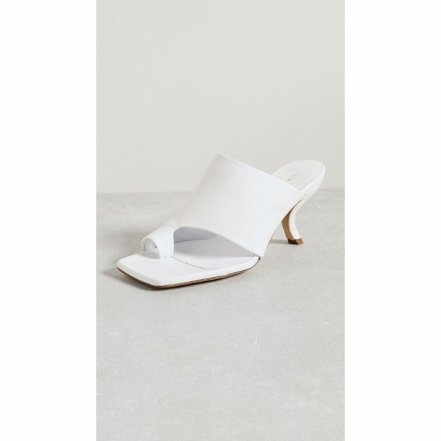 ILIO SMERALDO レディース サンダル・ミュール シューズ・靴 x Jiyoung Kim Toe Ring Mules White