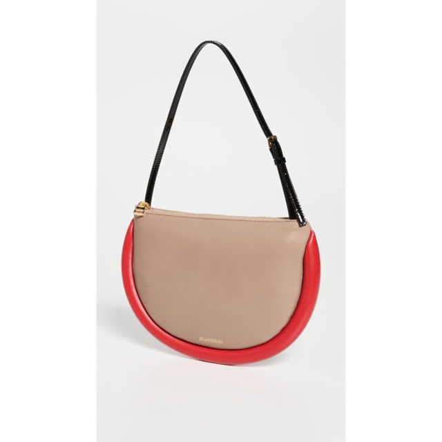 J.W.アンダーソン JW Anderson レディース バッグ The Bumper Moon Bag Taupe/Red