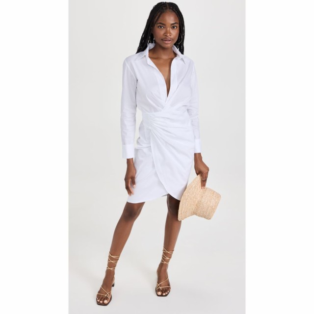 ジャスト ビー クイーン Just BEE Queen レディース ワンピース ラップドレス ワンピース・ドレス Valentina Wrap Dress White