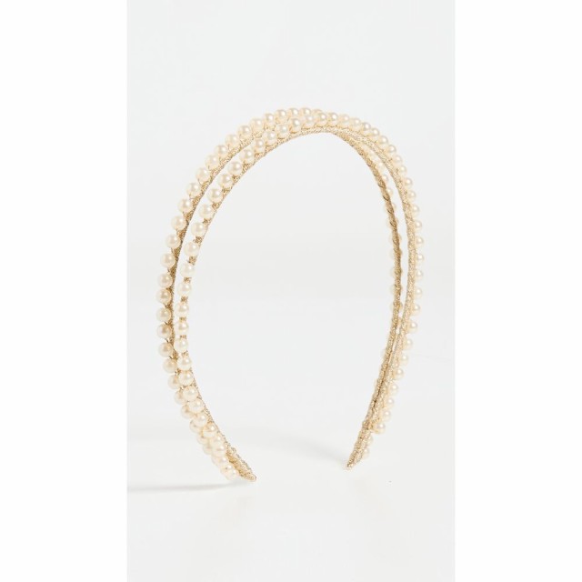 ジェニファーベア Jennifer Behr レディース ヘアアクセサリー ヘッドバンド Gitta Metallic Pearl Headband Pearl