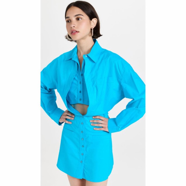 ジャックムス Jacquemus レディース ワンピース ワンピース・ドレス La Robe Baunhilha Dress Turquoise