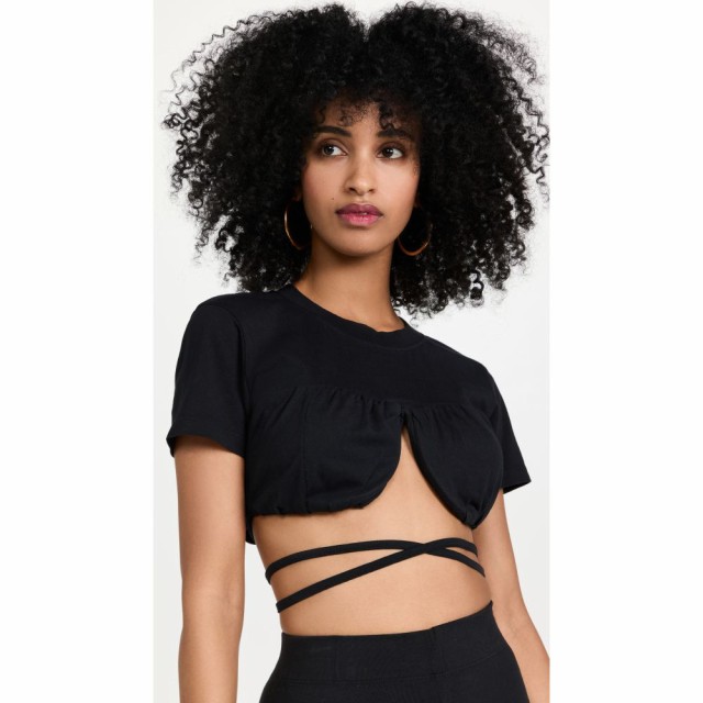 ジャックムス Jacquemus レディース Tシャツ トップス Le Baci Tee Black