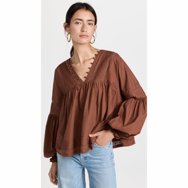 ジョスリン Joslin レディース ブラウス・シャツ トップス Marlo Blouse Sienna Red