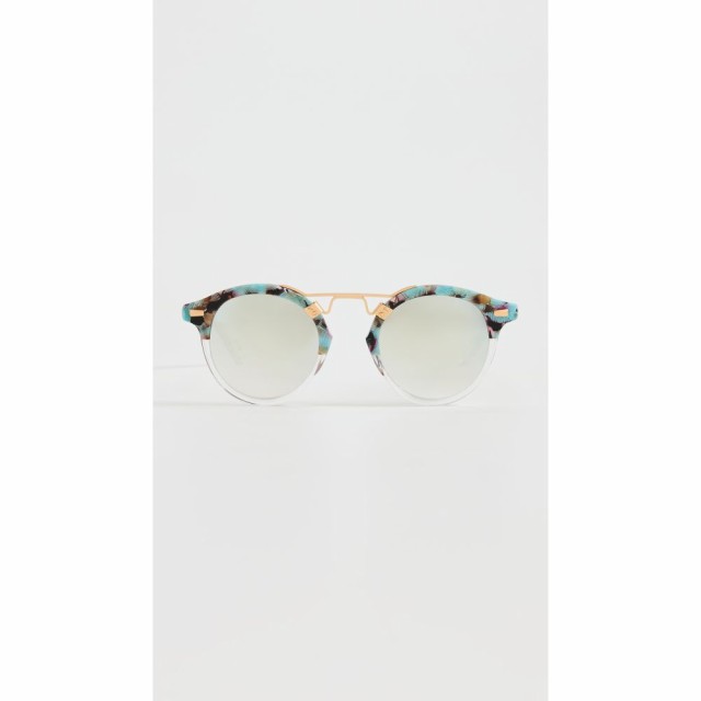 クルー Krewe レディース メガネ・サングラス St. Louis Sunglasses Rio to Crystal 24k Mirrored