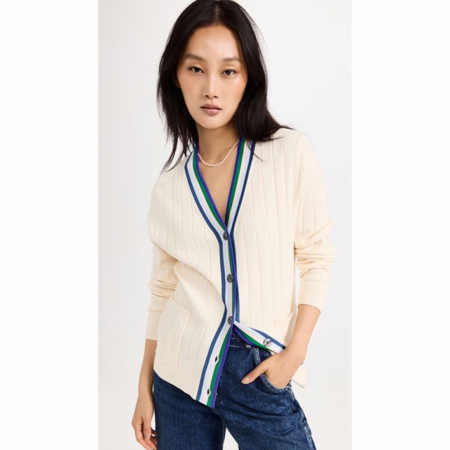 キュール KULE レディース カーディガン トップス The Binx Cardigan Cream