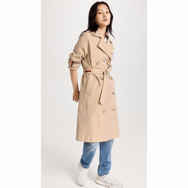 キュール KULE レディース トレンチコート アウター The Rox Trench Khaki