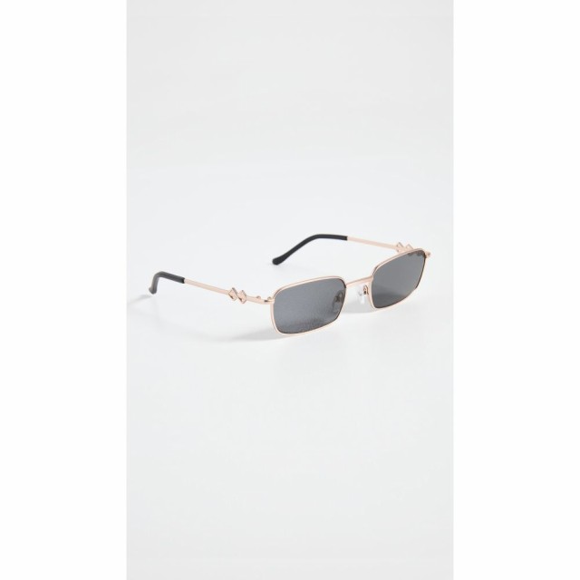 Karen Wazen レディース メガネ・サングラス Ellis Sunglasses Matte Gold/Black