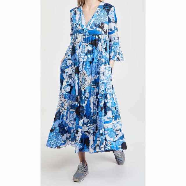 ラダブルジェー La Double J レディース ワンピース ワンピース・ドレス Jennifer Jane Dress Paesaggio Blue