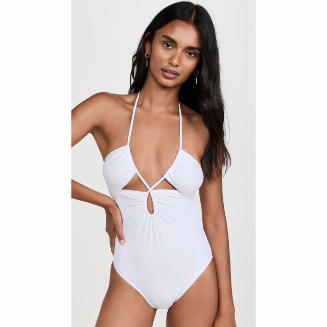 レスリー アモン Leslie Amon レディース ワンピース 水着・ビーチウェア Yasmine One Piece Swimsuit White