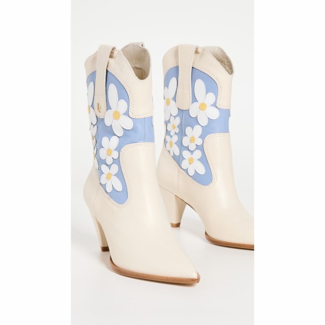 ラルード Larroude レディース ブーツ シューズ・靴 Thelma Boots Ivory/Denim Blue/White