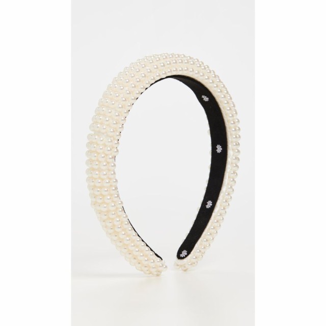 レレ サドイ Lele Sadoughi レディース ヘアアクセサリー ヘッドバンド All Over Pearl Alice Headband Ivory