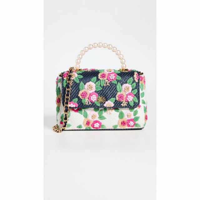 レレ サドイ Lele Sadoughi レディース ハンドバッグ バッグ Tabitha Embroidery Top Handle Bag Midnight Bouquet