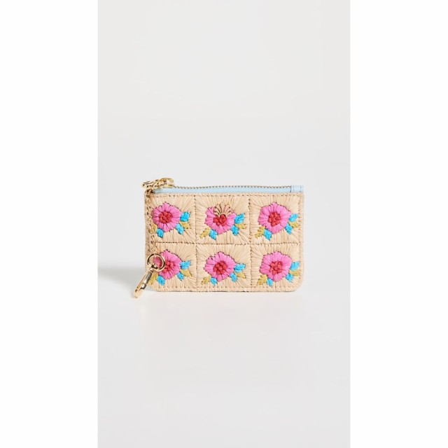 レレ サドイ Lele Sadoughi レディース カードケース・名刺入れ キーリング Tiled Flower Key Ring Card Case Bougainvillea Bouquet