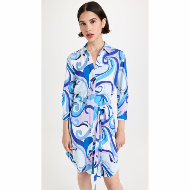 ラジャンス LAGENCE レディース ワンピース シャツワンピース ワンピース・ドレス Addison Shirt Dress Provnce Blu/Lavendr St Martin