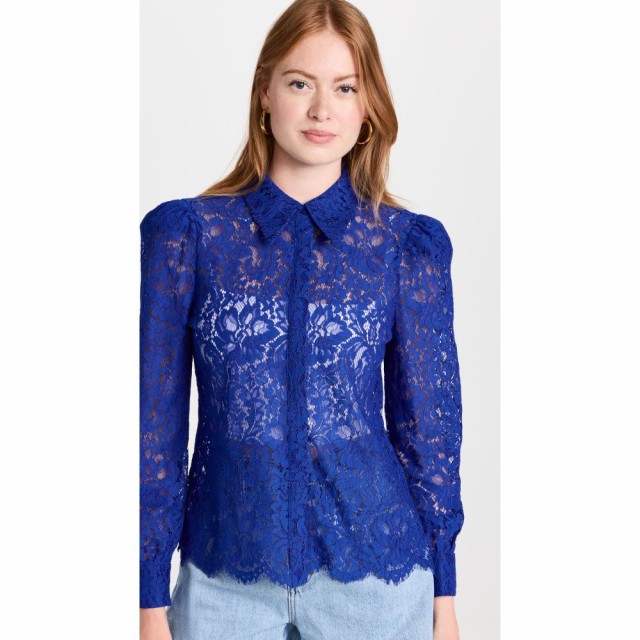 ラジャンス LAGENCE レディース ブラウス・シャツ トップス Jenica Lace Blouse Twilight Blue