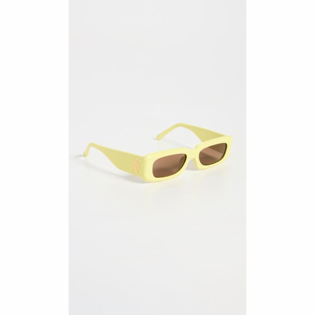 リンダ ファロー Linda Farrow Luxe レディース メガネ・サングラス Mini Marfa Sunglasses Lemon/Yellow Gold/Brown