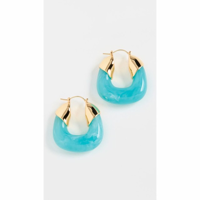 リジー フォルトゥナート Lizzie Fortunato レディース イヤリング・ピアス ジュエリー・アクセサリー Acrylic Hoops In Pool Blue