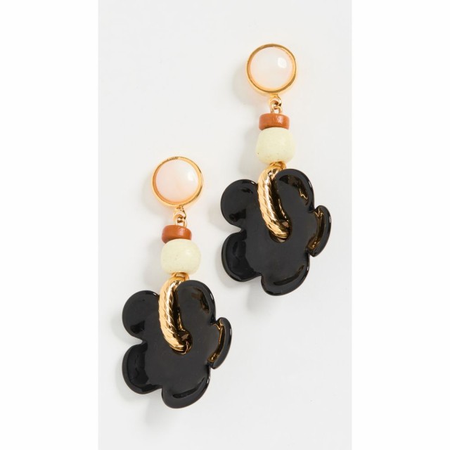 リジー フォルトゥナート Lizzie Fortunato レディース イヤリング・ピアス ジュエリー・アクセサリー Mistflower Earrings in Black Mul