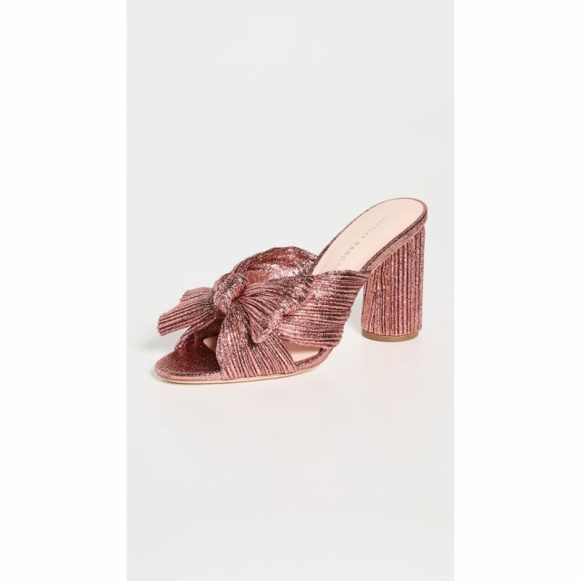 ロフラーランドール Loeffler Randall レディース サンダル・ミュール シューズ・靴 Penny Pleated Bow Sandals Rose Gold