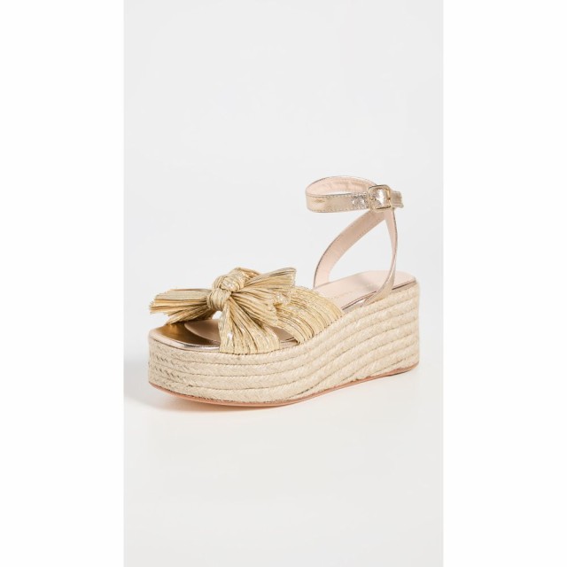 ロフラーランドール Loeffler Randall レディース エスパドリーユ サンダル・ミュール シューズ・靴 Posey Pleated Knot Metallic Sandal