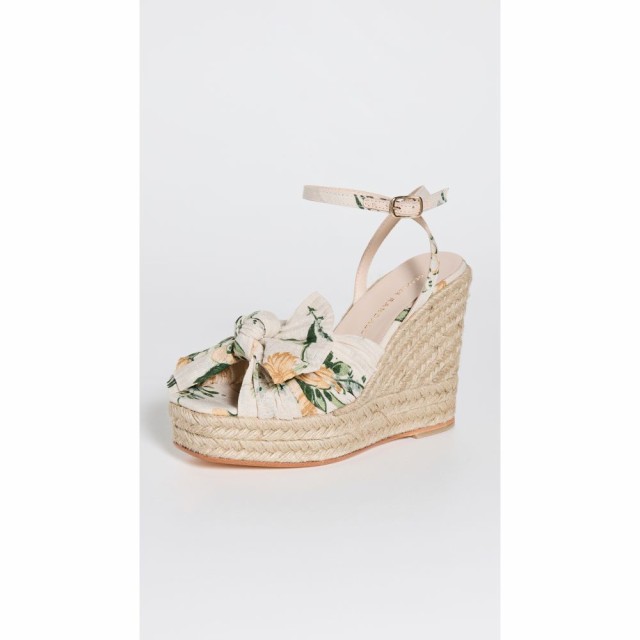 ロフラーランドール Loeffler Randall レディース エスパドリーユ ウェッジソール シューズ・靴 Peri Pleated Knot Wedge Espadrilles No