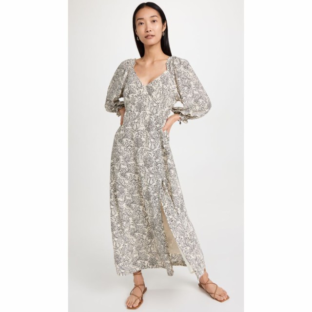 スコッチandソーダ Scotch and Soda レディース ワンピース マキシ丈 ワンピース・ドレス Easy Feminine 3/4 Sleeves Maxi Dress Combo