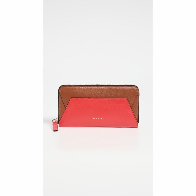 マルニ Marni レディース 財布 Museo Long Zip Around Wallet MOCA/CHERRY