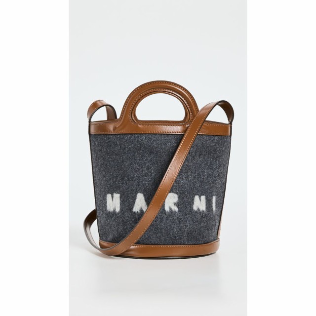 マルニ Marni レディース バッグ バケットバッグ Tropicalia Mini Bucket Bag DARK GREY/MOCA