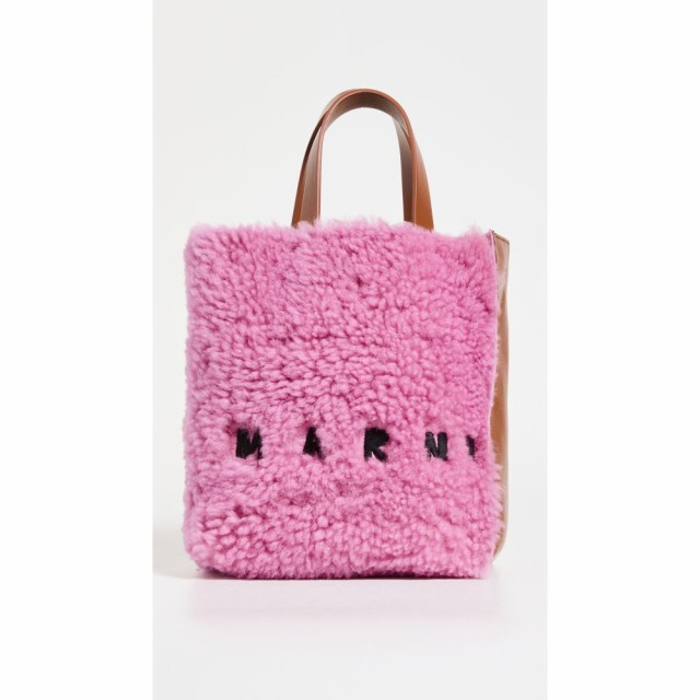 マルニ Marni レディース トートバッグ バッグ Museo Soft Mini Tote POWDER/MOCA