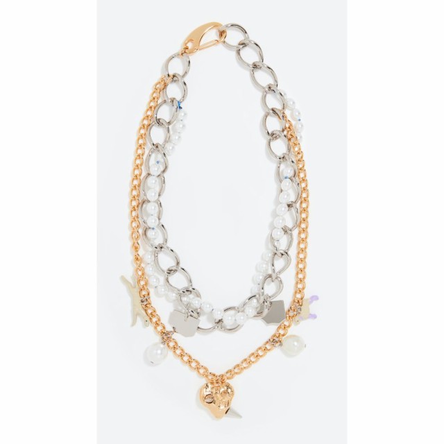 マルニ Marni レディース ネックレス ジュエリー・アクセサリー Layered Necklace Gold/Palladium