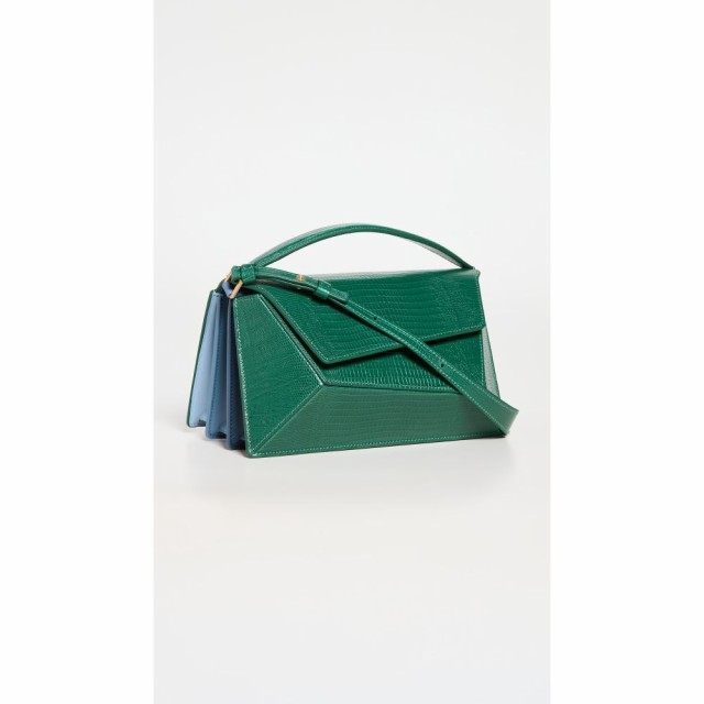 ミーロイ Mlouye レディース ショルダーバッグ バッグ Small Naomi Bag Emerald Lizard