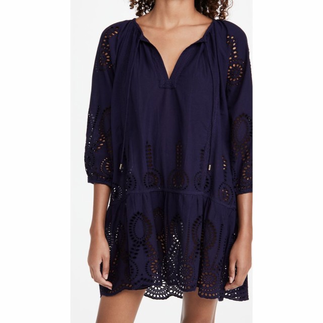 メリッサ オダバッシュ Melissa Odabash レディース ビーチウェア 水着・ビーチウェア Ashley Cover Up Caftan Navy