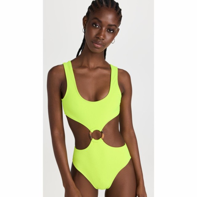 モンシースイム Montce レディース ワンピース 水着・ビーチウェア Ky One Piece Swimsuit Yellow Micro Rib