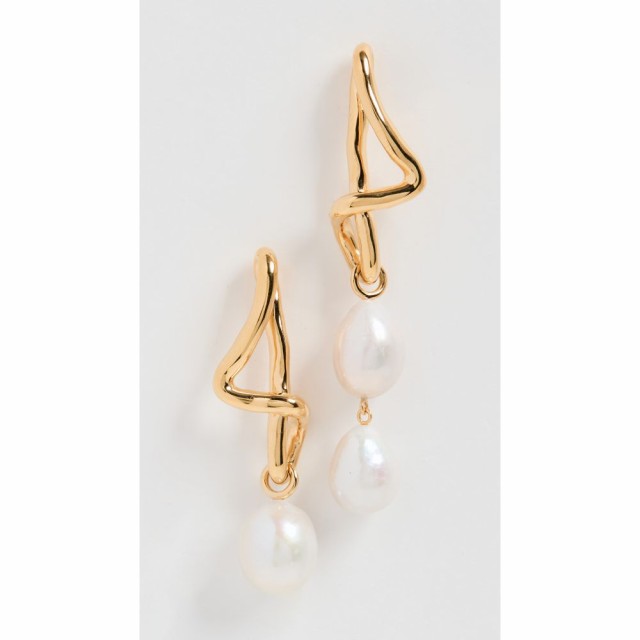 ミッソーマ Missoma レディース イヤリング・ピアス ドロップピアス ジュエリー・アクセサリー Molten Pearl Drop Earrings Gold