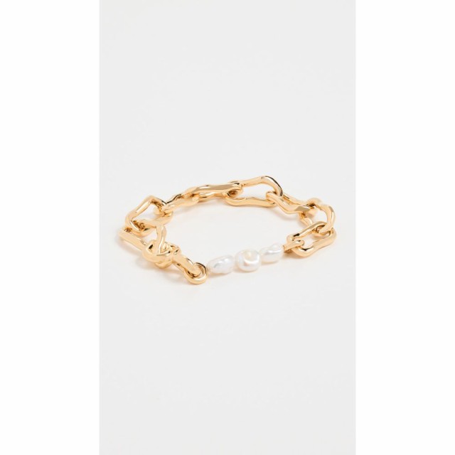 ミッソーマ Missoma レディース ブレスレット ジュエリー・アクセサリー Molten Knot Link And Pearl Bracelet Gold