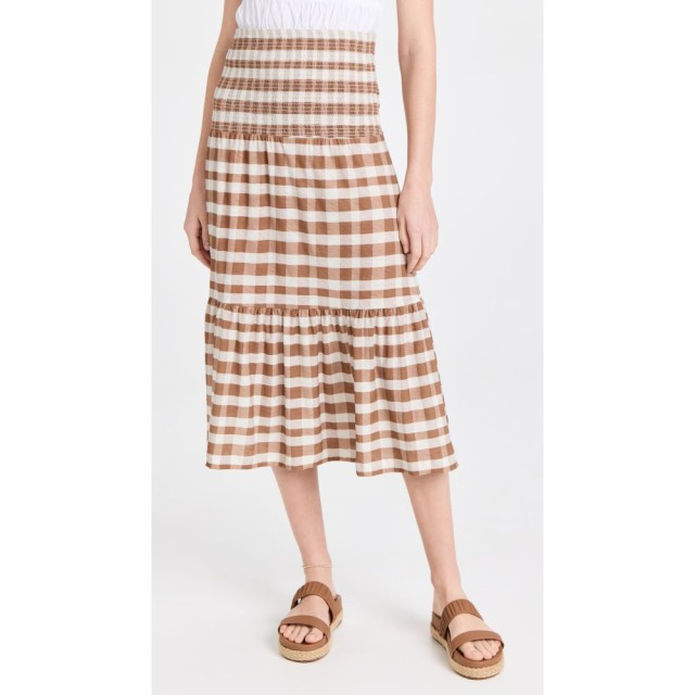 ネーション Nation LTD レディース ひざ丈スカート スカート Nyla Smocked Midi Skirt Picnic