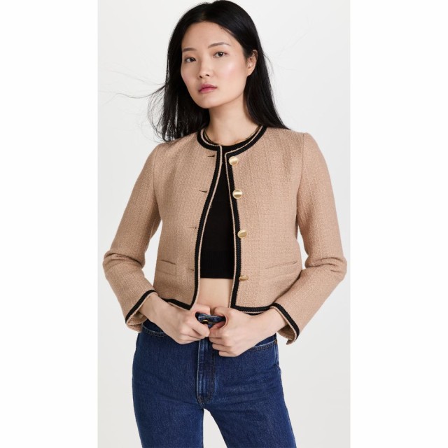 ニリ ロータン Nili Lotan レディース スーツ・ジャケット アウター Elaina Jacket Camel/Black Trim