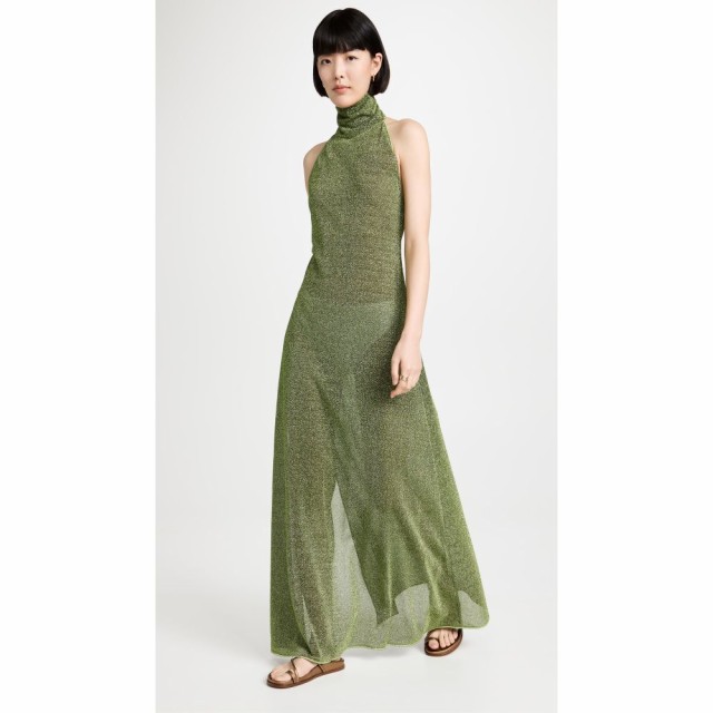 オセリー Oseree レディース ワンピース タートルネック ワンピース・ドレス Lumiere Turtleneck Dress Green