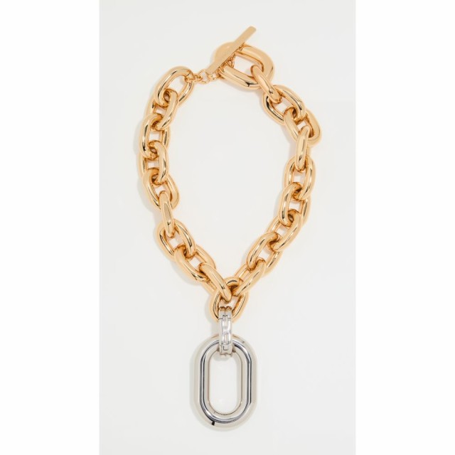 パコラバンヌ Paco Rabanne レディース ネックレス ジュエリー・アクセサリー Link Over Necklace Gold