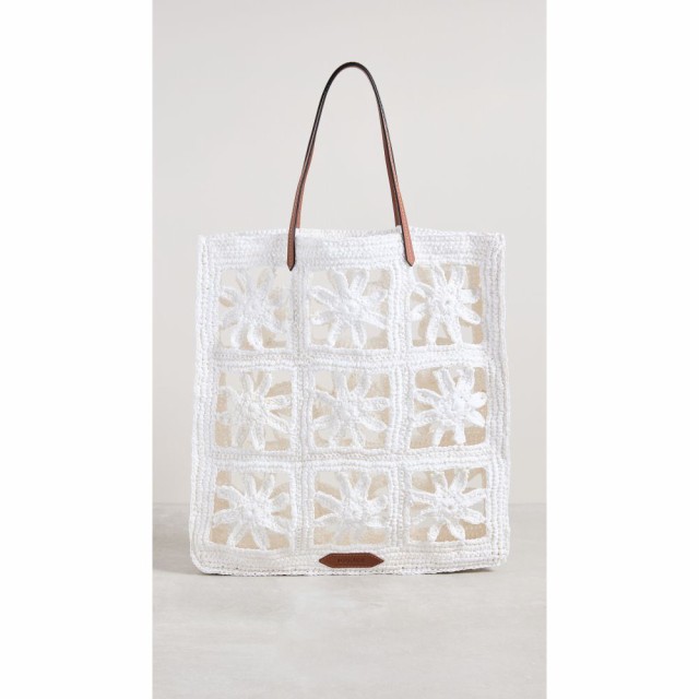 プールサイドバッグス Poolside Bags レディース トートバッグ バッグ The Stella Tote Ivory