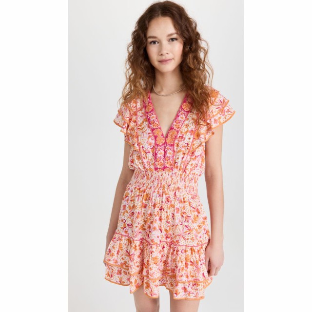 プーペット セント バース Poupette St Barth レディース ワンピース ミニ丈 ワンピース・ドレス Camila Mini Dress Pink Monaco