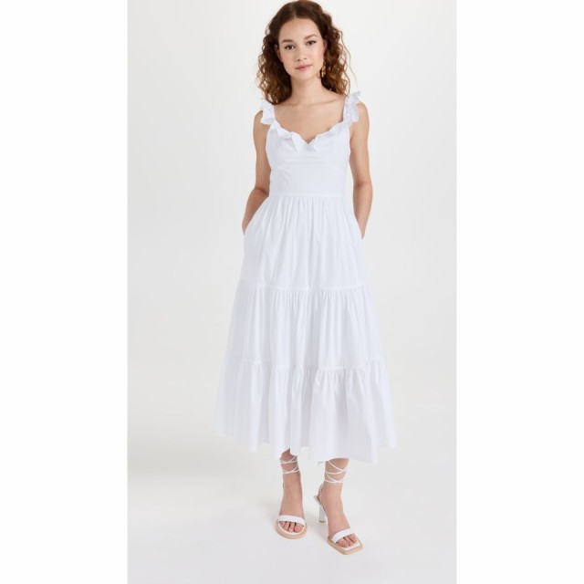 プラバル グルン Prabal Gurung レディース ワンピース サンドレス ワンピース・ドレス Tiered Sundress White