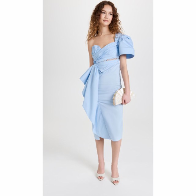 プラバル グルン Prabal Gurung レディース ワンピース ラップドレス ワンピース・ドレス Asymmetrical One Shoulder Wrap Dress Sky Blu