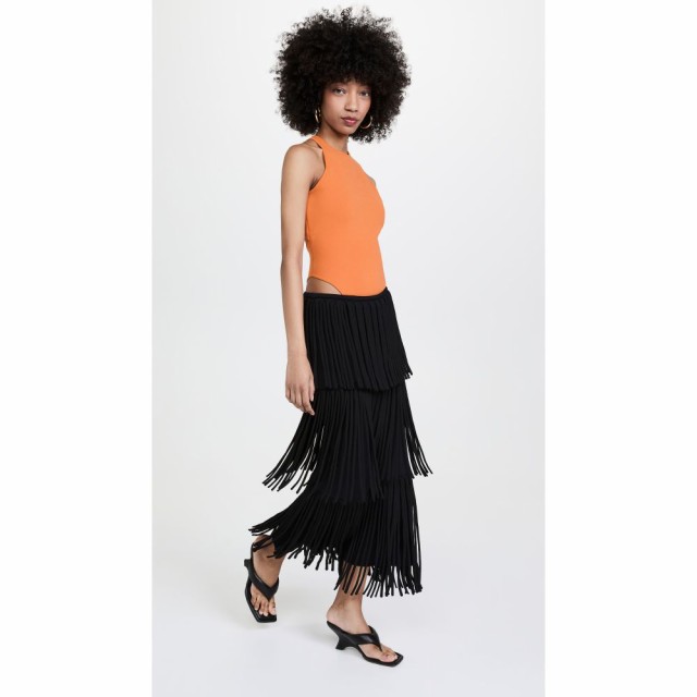 プロエンザ スクーラー Proenza Schouler レディース スカート Textured Knit Fringe Skirt Black