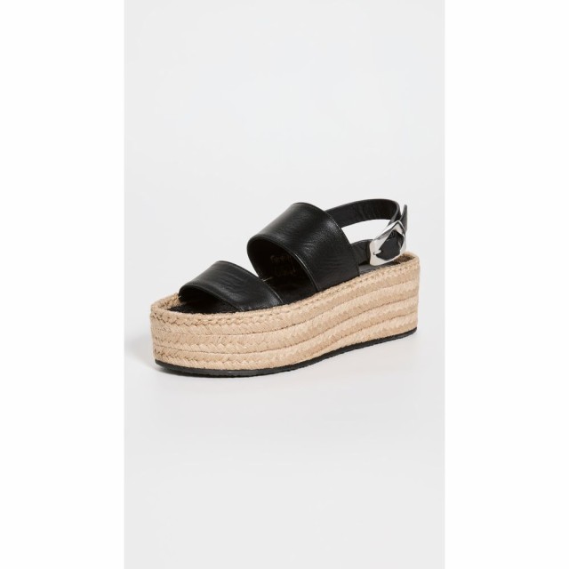 ラグandボーン Rag and Bone レディース エスパドリーユ ウェッジソール サンダル・ミュール シューズ・靴 Odyssey Wedge Sandals Black