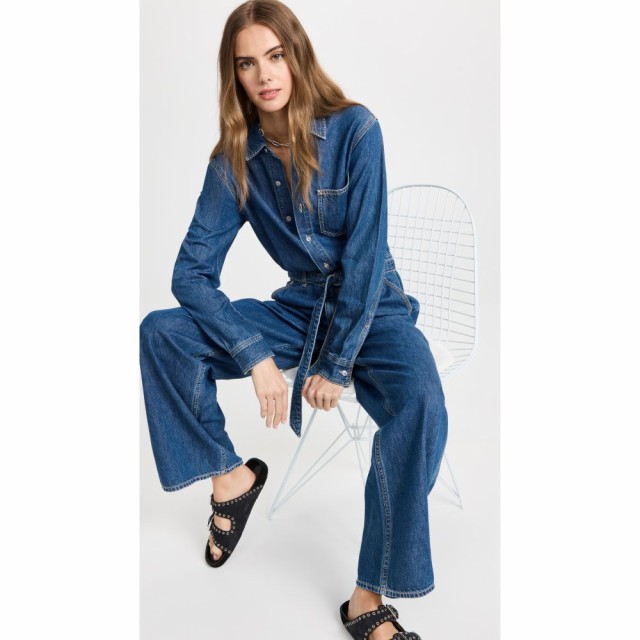 ラグandボーン Rag and Bone レディース オールインワン ジャンプスーツ デニム ワンピース・ドレス Cargo Denim Jumpsuit Barlow